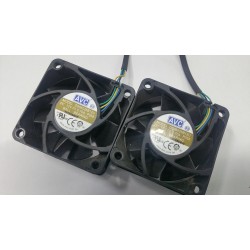 Set 2 ventilatoare sursa DELL Precision T3600 T3610 model DS06025B12U 12V 0.7A